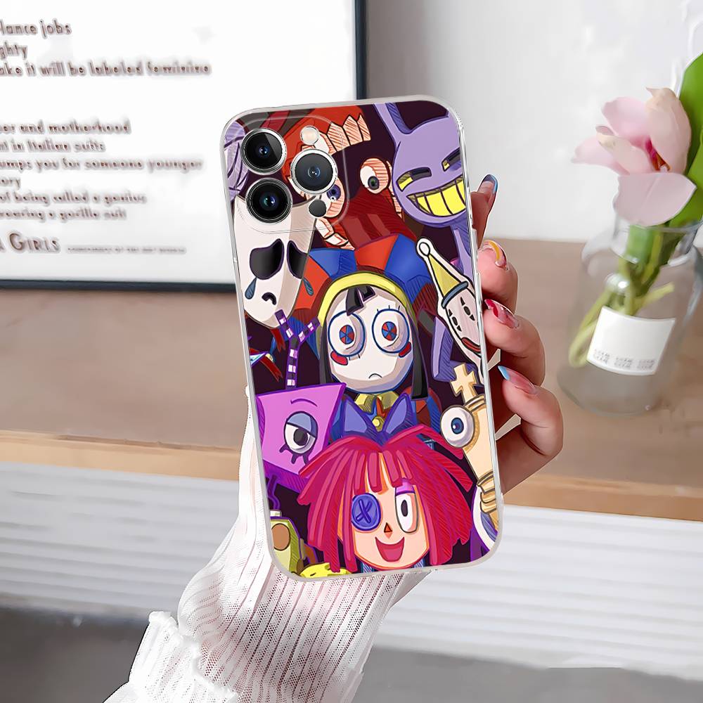 Drôle A-Amazing D-Digital C-Circus Pour IPhone 17 16 Pro 15 13 16e 11 12 14 17 Pro Max Coque antichoc anti-chute