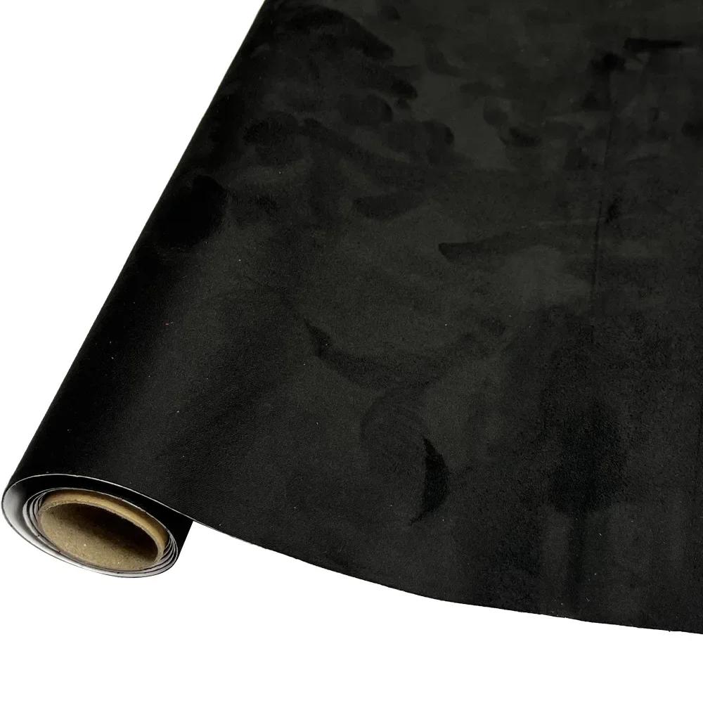 1m/2m/3m/5m*50cm Multi Colors Self Adhesive Suede Velvet Fabric Sticky Leather Fabrics for DIY Car Headlining Interior Modified