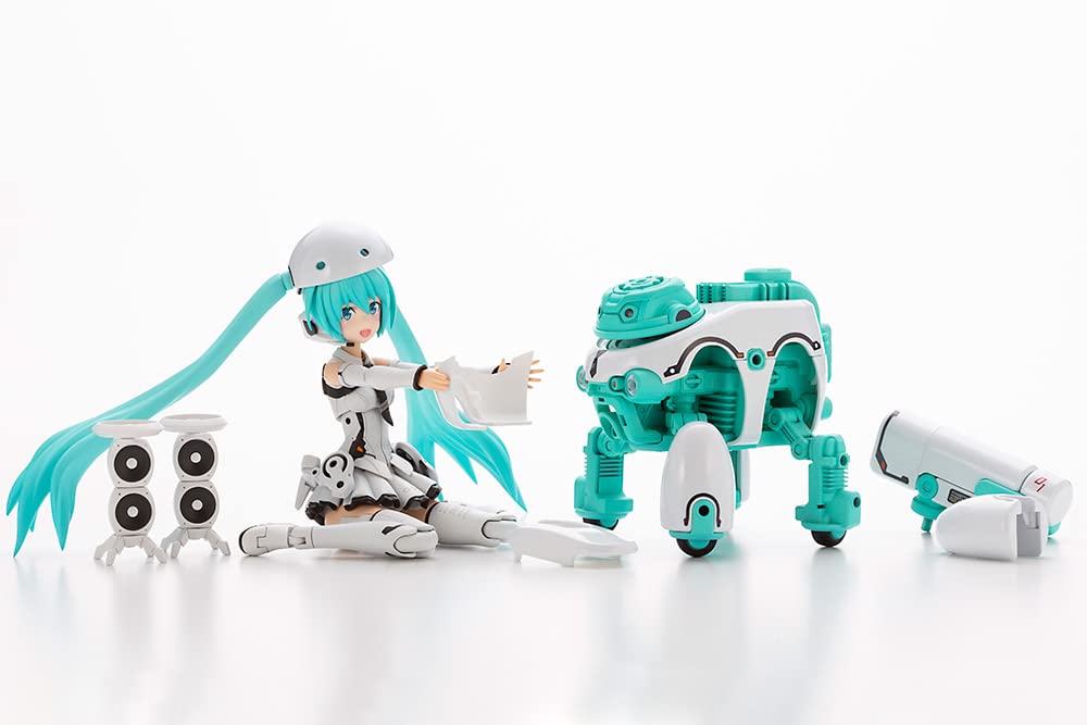 Kotobukiya Frame Music Girl Hatsune Miku [Maruttoys Ver.] with TAMOTU [Miku Ver.] Height approx. 150mm Non-scale Plastic Model Molded in Color FG145
