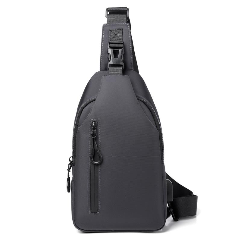 Breast bag Men's messenger bag Casual Oxford cloth bag Backpack shoulder bag Men's bag Chest bag Tide bag