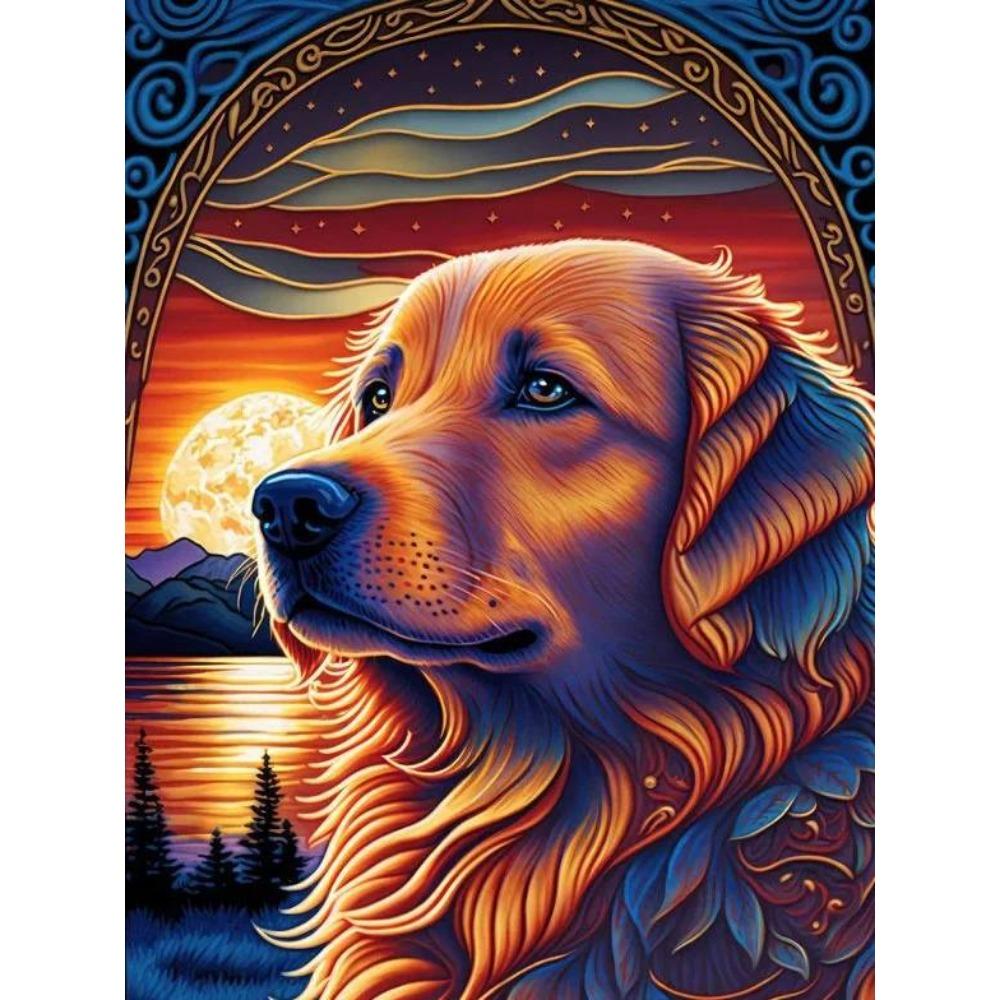 

DIY полная круглая алмазная живопись вышивка крестиком 3D животное искусство стиль домашняя сцена декоративная алмазная живопись 5d алмазная живопись Full Square 25X37.5CM