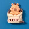 Lovely Capybara Fridge Magnet 3D Animal Decorative Sticker for Refrigerator Office Whiteboard Kitchen