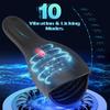Powerful Vibrating Tongue Licking Vibrator Male Glan Massager Delay Stamina Trainer Oral Sex Climax Masturbation Sex Toy for Men