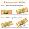 90/180° Digital Inclinometer Magnetic Electronic Goniometer Horizontal Balance Measuring Tool Household Inclinometer