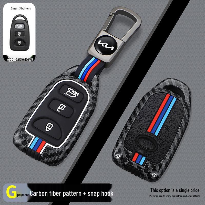 Fits Kia Forte 07/11/12, Carens, Cerato, Sportage Key Remote Metal Shell.