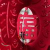 Retro Spring Festival Lanterns Non-woven Chinese Lantern Chandelier Fuzi Lantern  Home