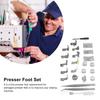 Plastic Storage Box Presser Foot Set Multiple Pieces Presser Feet Kit Embroidery