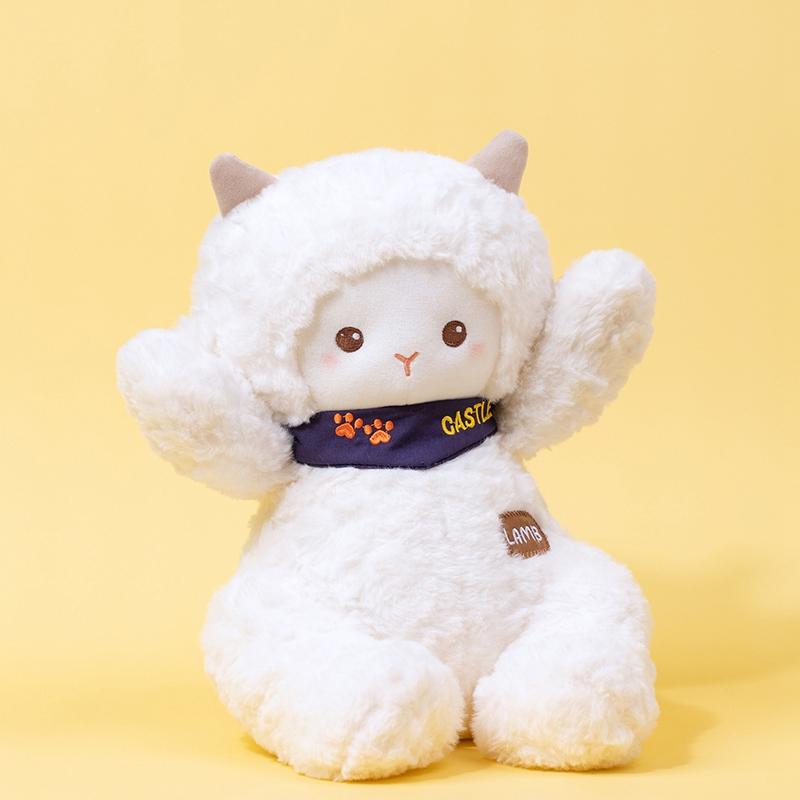 Giant Sheep Plush Toy Lovely Alpaca Stuffed Doll Lovely Image Peluche Kawaii Room Decor Sofa Cushion Bed Pillow Gift For Girl
