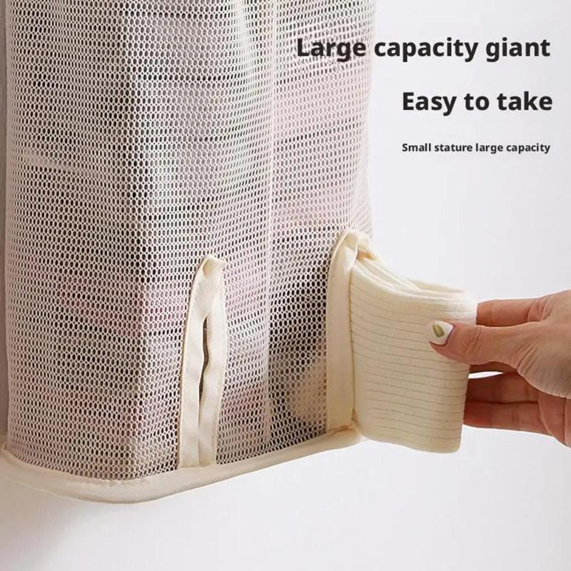 1pc Wall-Mounted Mesh Storage Gag-Suitable for Pet Toys Cat Toy Storage Puppy Toys Storage Bag Without Taking Up Space