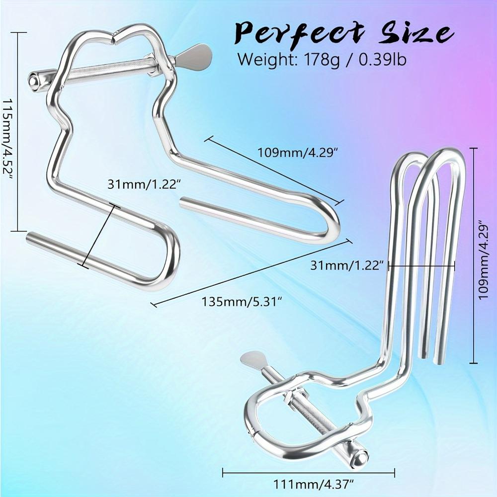 Adjustable Huge Stainless Steel Anal Dilator Metal Vaginal Speculum Fisting Vaginal Dilator Anal Training dildos Adult Sex Toys