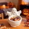 Multi Functional Storage Organizer 3D Printed Ghost Candy Bowl for Halloween Party Decorations, Multi-functional Desktop Decorative Shaped Trinkets &