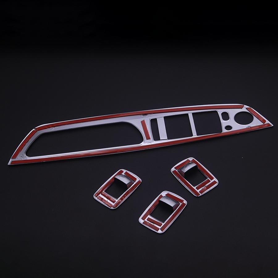 Car Interior Door Handle Window Control Lifter Panel Switch Button Cover Trim Sticker For BMW X5 E70 2007-2013 X6 E71