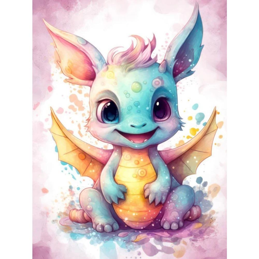 Diamond Painting Full Drill Watercolor Animal Round Diamond Painting Cartoon Scene Cat Diy Diamond Mosaic Painting Home Decoration