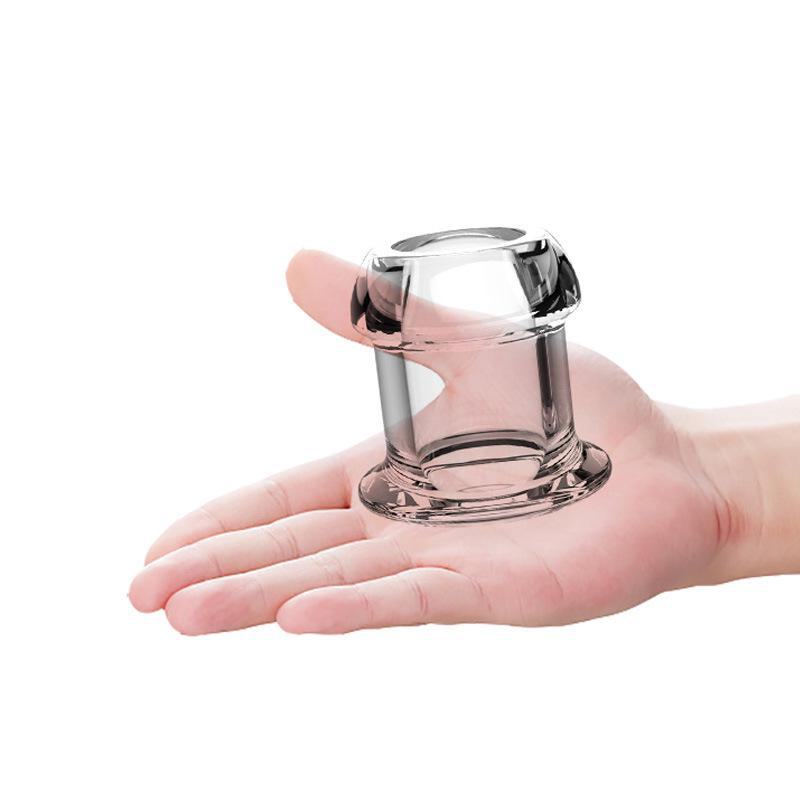 Clear Hollow Anal Dilator for Men and Women - Anus Enema Flushing Toy