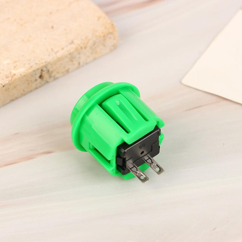 1Pc 24Mm Circle Push Button Micro Switch Game Arcade Controller Joystick Console Diy Kit Arcade Fighting Machine Button
