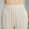 Women's Mulberry Silk Blend Straight-Leg Casual Pants