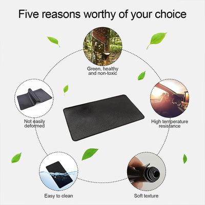Universal Car Non-Slip Mat Auto Silicone Interior Dashboard Phone Anti-Slip Storage Mat Pad for Car Mobile Phone Car