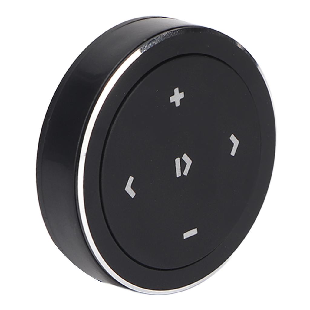 Button Bluetooth Remote Control Kit for IOS for Android Black Bluetooth Remote Control with Stand for Steering Wheel