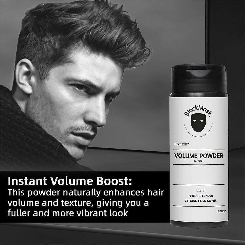 1-3X BlackMask Púdrový stylingový přípravek na vlasy, Púdrový objem okamžitě dodává texturu a objem 40g