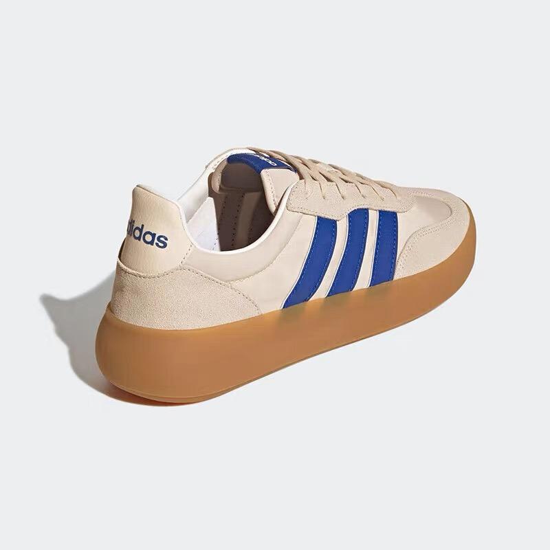 adidas BAREDA DECODE Abrasion Resistant Low Top Skateboard Shoes Unisex White Blue Yellow Sneakers JQ6668