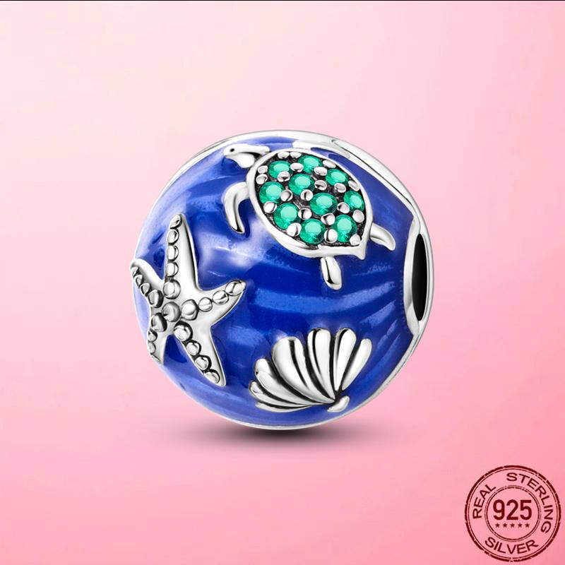 925 Silver Safety Chain with Heart Charms DIY Jewelry Fit Original Bracelet Beaded Accessories