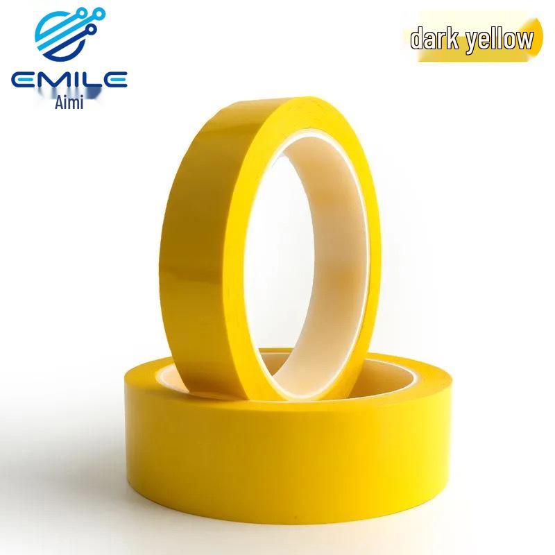 High-Temperature Resistant PET Colored Mylar Tape for Transformer and Motor Insulation 3mm x 66m жёлтый