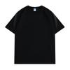 Unisex Crew Neck Short Sleeve Loose Fit Casual Top Solid Color Basic Tee American Fashion T-Shirt