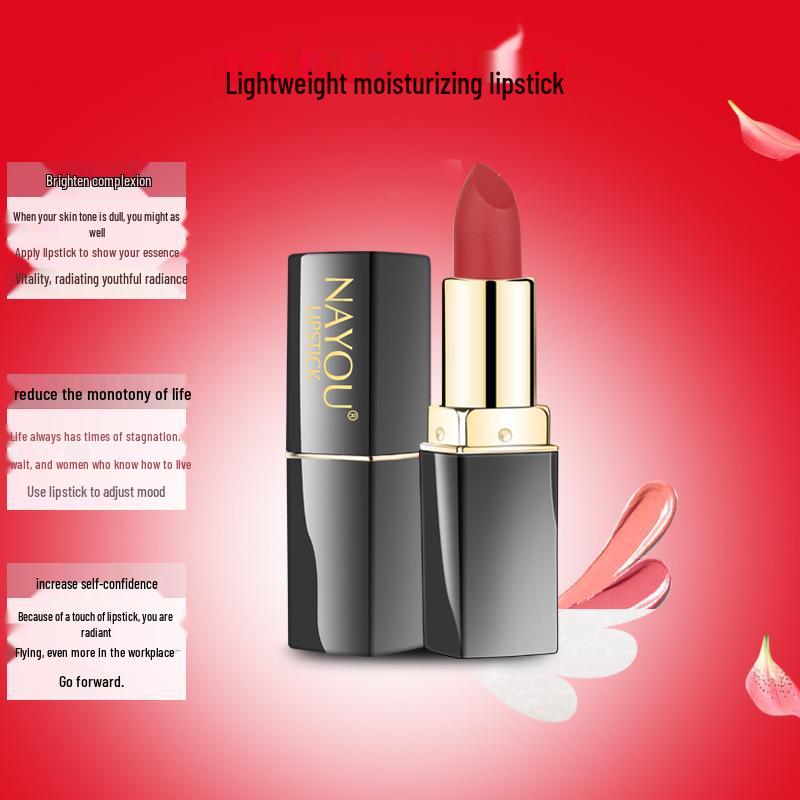 Douyin-Inspired Lipstick: Non-Transfer, Waterproof, Sweatproof, Light, Moisturizing Lip Balm for Students & Parties