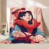 Disney Mulan Flannel Throw Blankets for Bed Sofa Home Bedroom Office Travel Children's Cover Blanket Kids Winter Warm Soft Gifts