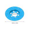 4pcs RC Brake Disc Aluminum Alloy Brake Caliper for 2.2 Inch Wheel 1/10 RC Crawler CarBlue