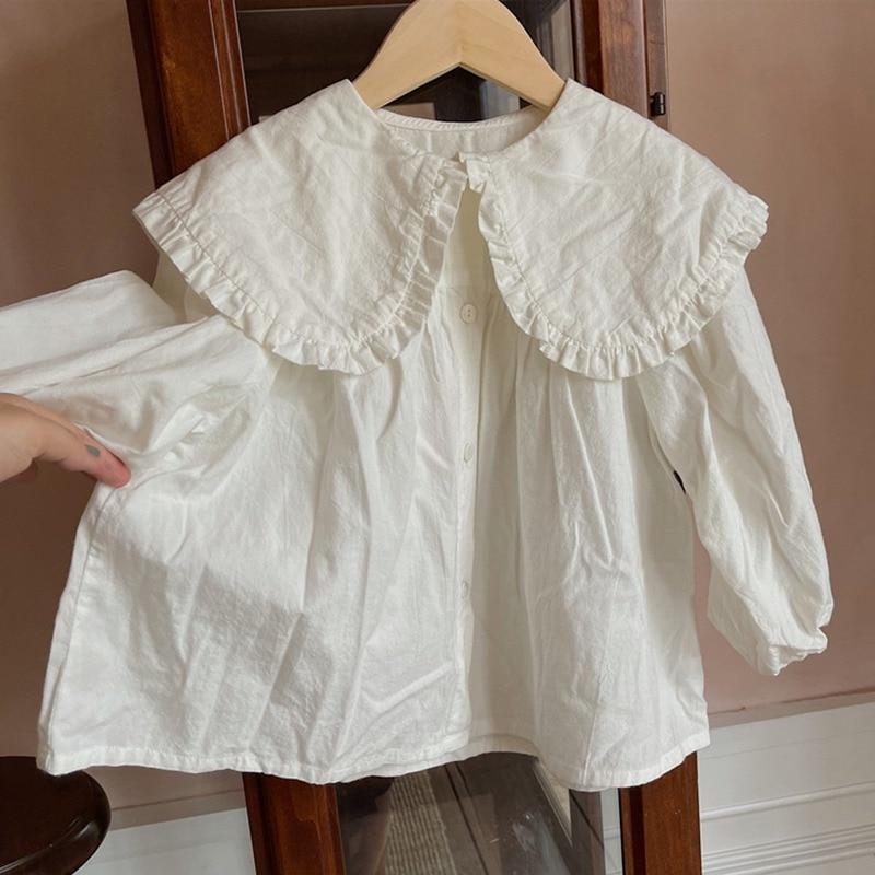 Girls Fall Outfits Baby Overall Skirts Red Plaid Suspender Dress Cute Turn-down Collar Puff Sleeve Shirt Children Clothes 3-8Y