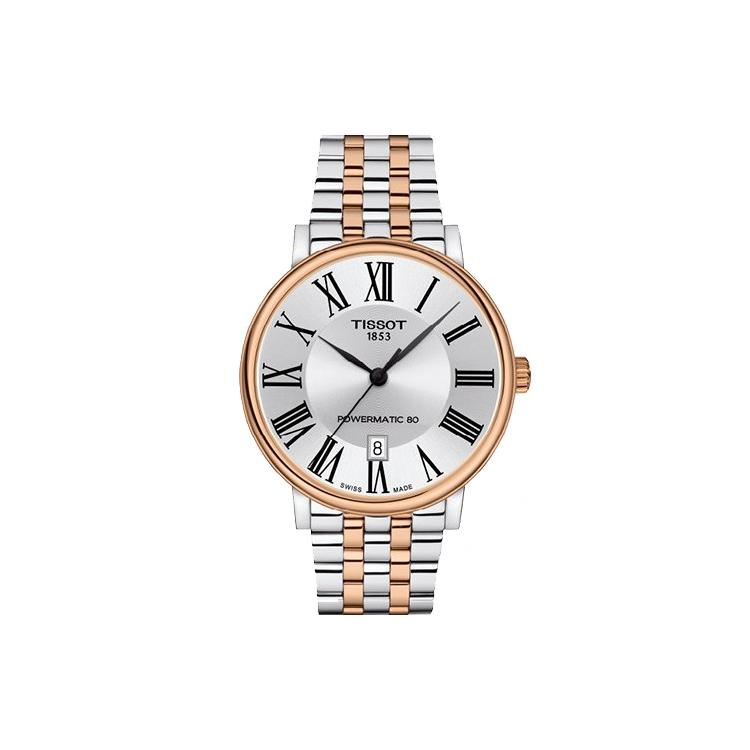 TISSOT Kason Zen I Collection Automatic Mechanical Movement Men's Watches Watch 40mm White Dial T122.407.22.033.00