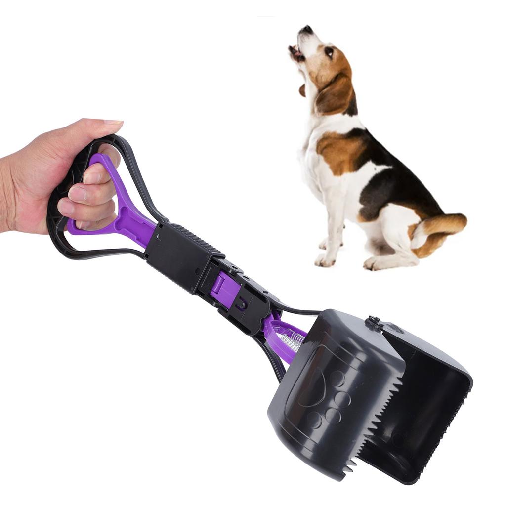 Long Handle Dog Poop Scooper Multifunctional Portable Dog Poop Pick Up Tool Ergonomic Pooper Scooper