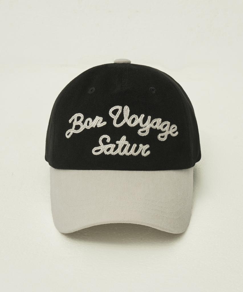 Seteo Bon Voyage Contrast 5 Panel Ball Cap Black