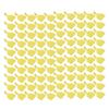 100pcs Blank Livestock Ear Tag Thickened TPU Reusable Animal Ear Label for Dairy Cattle Beef Cattle Yaks Horses Camels Yellow 