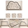 Silicone Diatom Mud Floor Mat With Water Absorption For Living Room And Bathroom