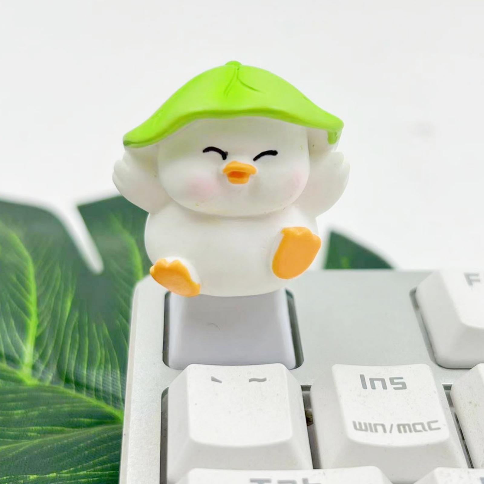 Quirky 3D Duck Keycap Oem Height Upgrades For Mechanical Keyboards Comfortable ABS Cartoon 3D Keycap for Gamers