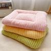 Universal Large Winter Plush Pet Bed Mat - Thick, Warm Sleeping Pad for Cats & Dogs