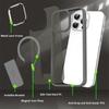 Luxury For Magnetic Folding Stand Magnetic Phone Case For iPhone 16 15 14 Plus 13 12 11 Pro Max Matte Translucent Back Cover Caps