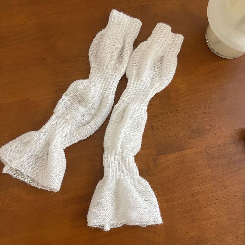 

Y2K Cool Girl вязаные длинные рукава корейский стиль Jk Lolita косплей нарукавники аксессуары милые сохраняющие тепло перчатки с рукавами пэчворк