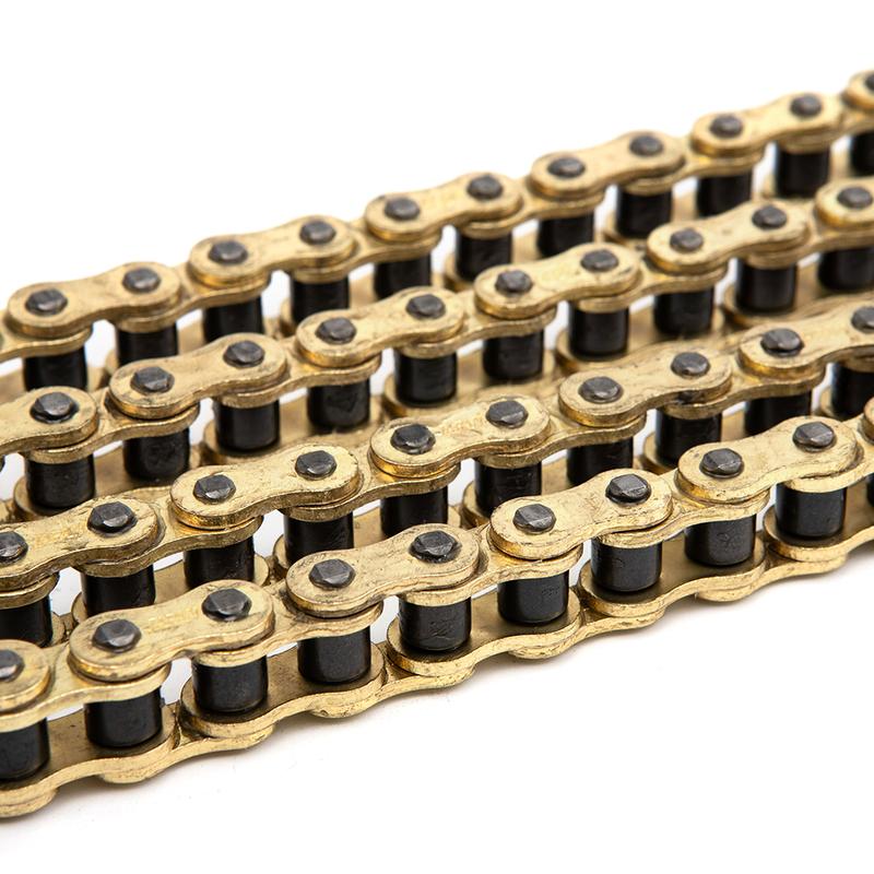 Universal Motorcycle Oil Seal Silent Chain O-ring 428 Chains 136 Chain Links For Yamaha Kawasaki Suzuki ATV Quad MX Enduro