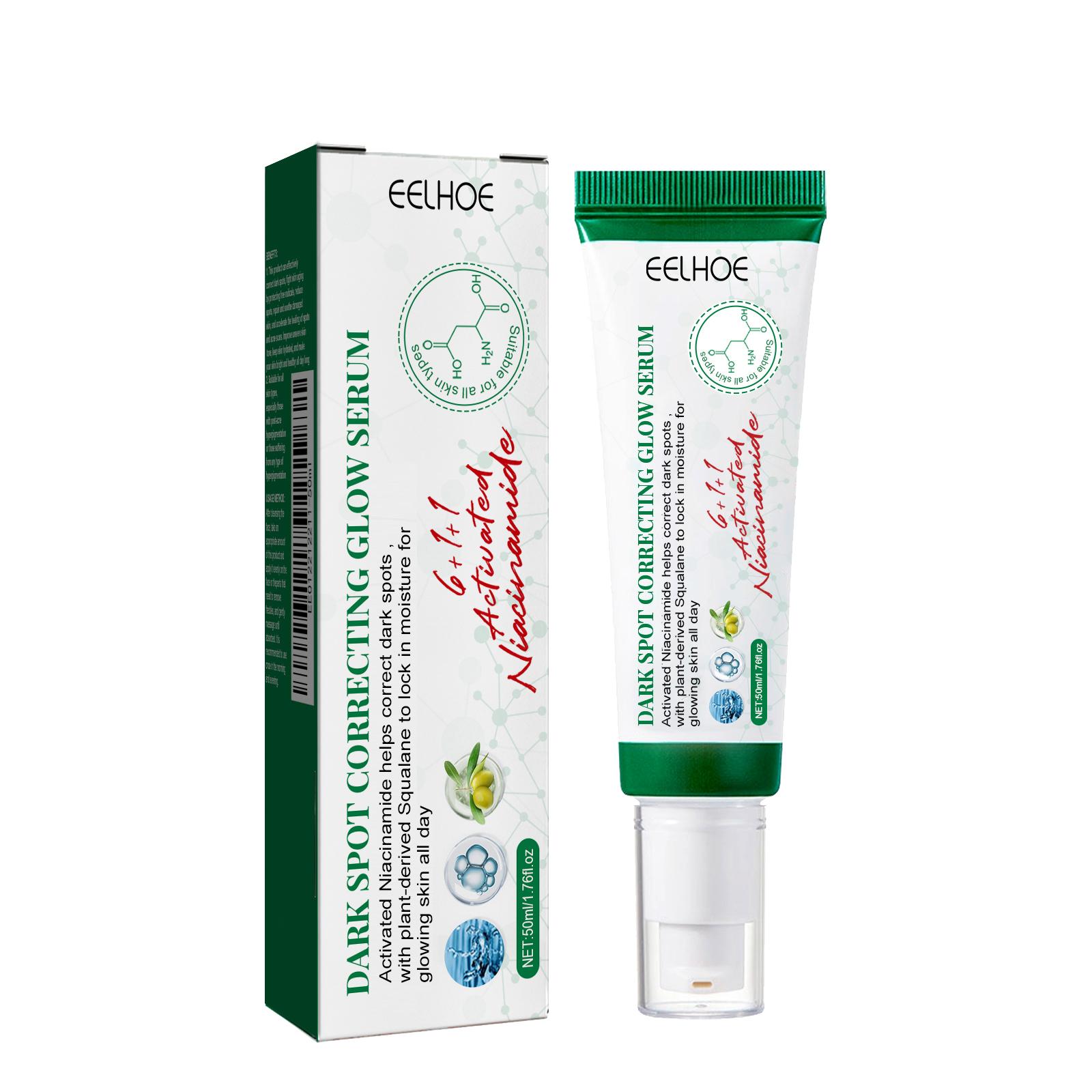 

EELHOE Face Glowing Serum Daily Dark Spot Corrector Brightening Skin Tone Reduce Dullness Moisturizing Smoothing Face Serum 50ml