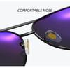 Men's Vintage Aviator Sunglasses: Polarized, Myopia-Ready, Trendy Driving Shades (Model 8851)