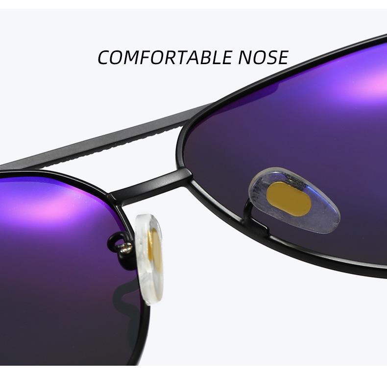 Men's Vintage Aviator Sunglasses: Polarized, Myopia-Ready, Trendy Driving Shades (Model 8851)
