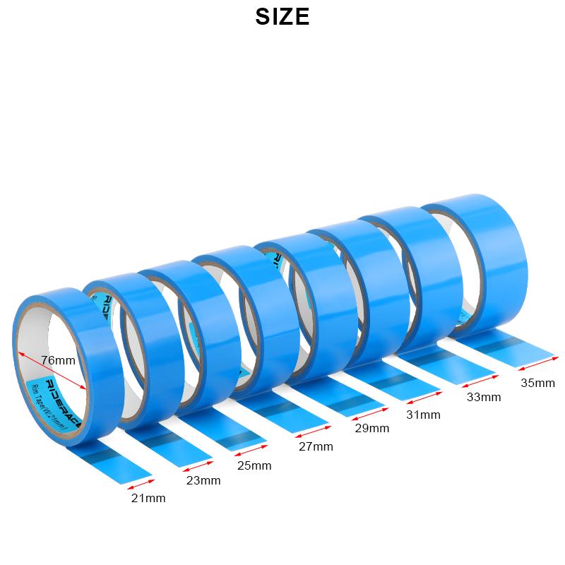 RIDERACE 10m benzi pentru jante fără cameră pentru bicicletă MTB ciclism rutier benzi pentru jantă benzi pentru roată de bicicletă 26 27,5 29 inch 700c 23/25/27/29/31/33mm