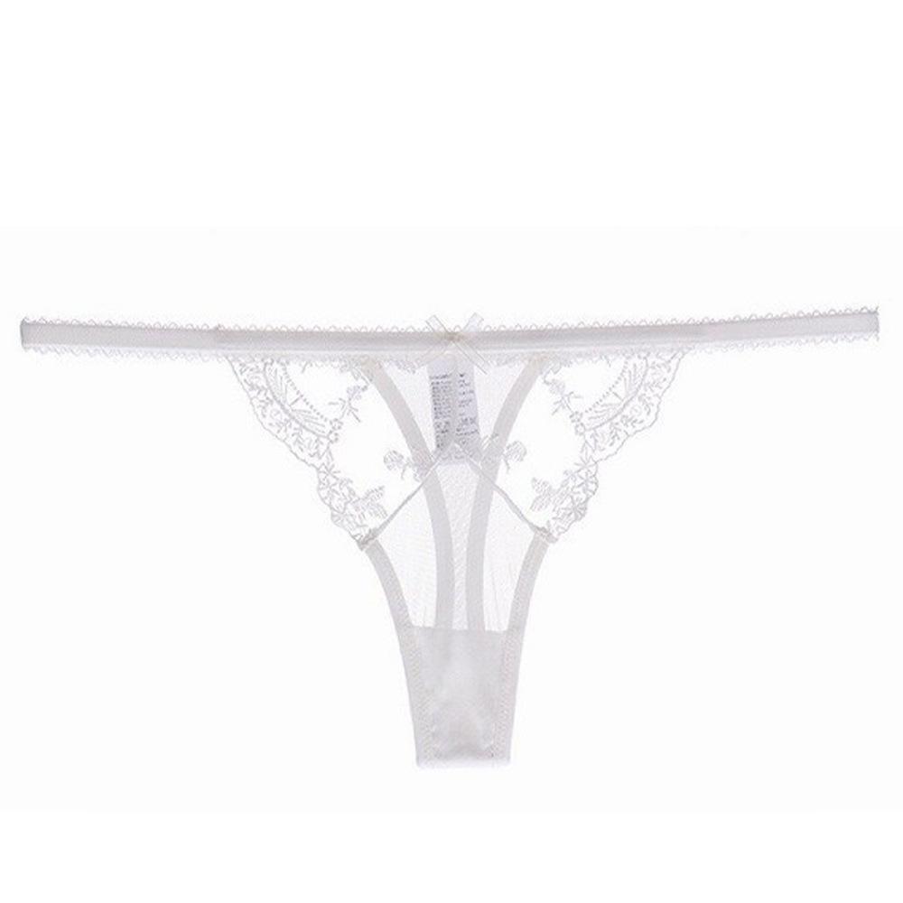 Clearance Sale Sexy Temptation Sex T-Pants Ultra-thin Embroidered Lace Thong Breathable Large Size Low Waist Panties Women
