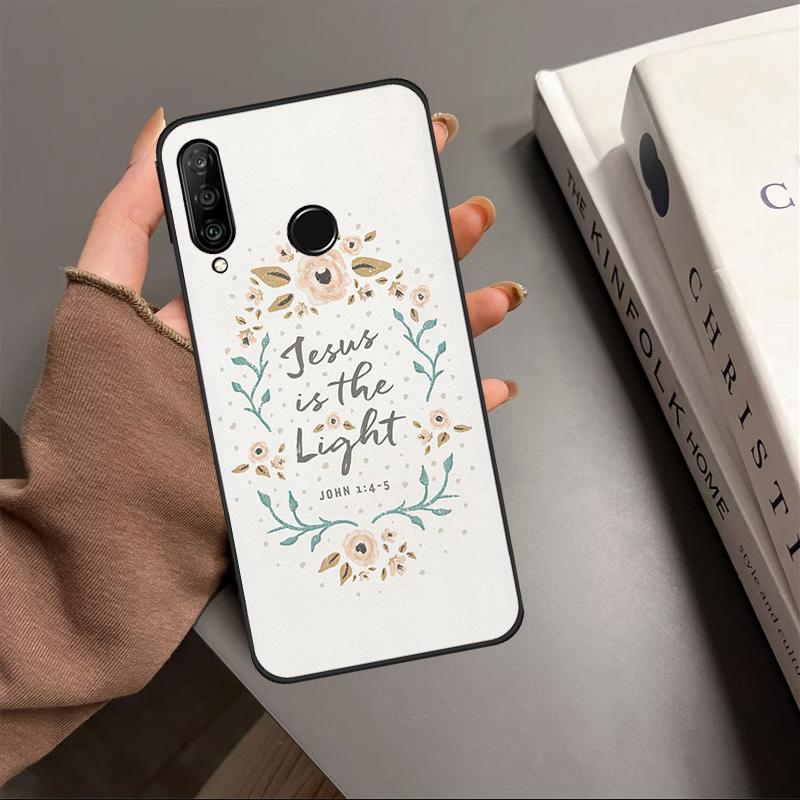 Christian Scripture For Huawei P20 P40 Lite P60 P30 Pro Nova 5T 9 10 SE 12s 12i 11i Y90 Y70 Y60 Y61 Y91 Y72 Case