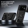 KEYSION Magnetic Phone Case for Infinix Note 60 Ultra 5G Slide Camera Protection Upright Stand 360° Ring Shockproof Back Cover