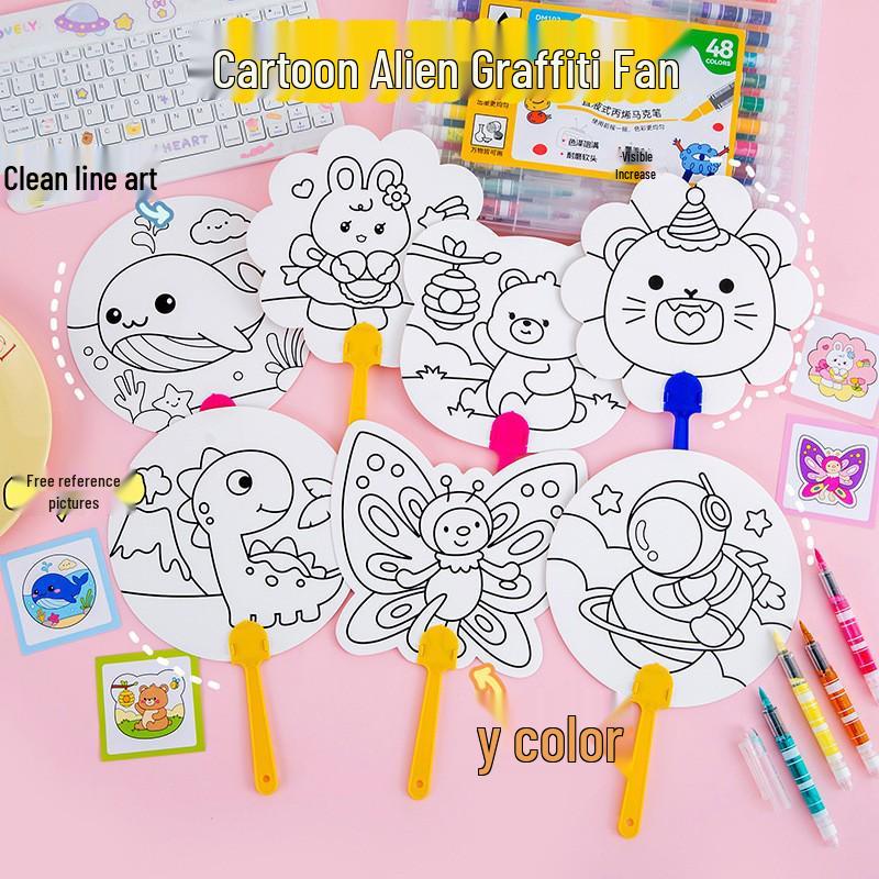 

Студенческое граффити-веер: Набор для рисования для начинающих для детей и детсадовцев