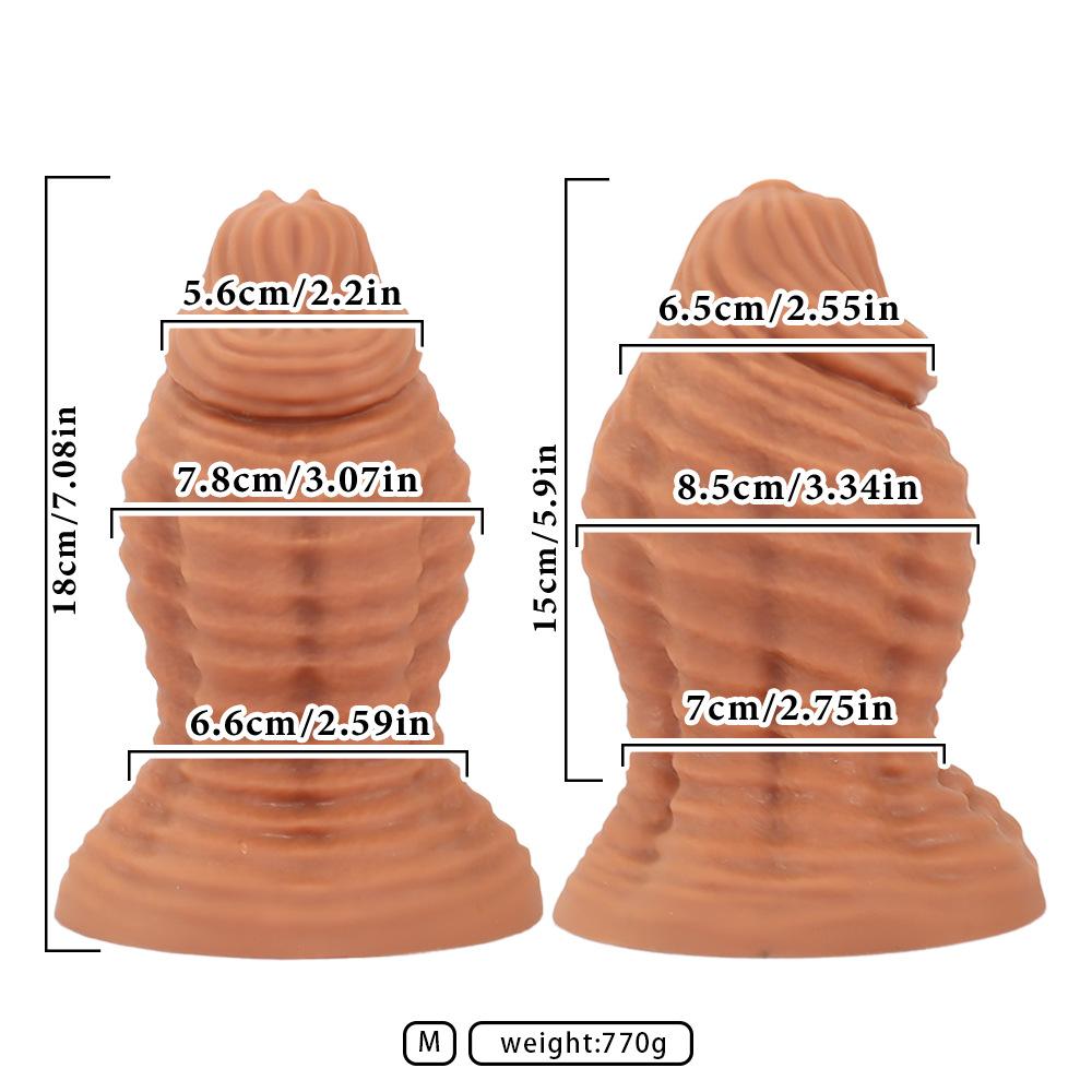 Extra velký silikonový dildo s tlustým stěnou, měkká textura, anální zátka pro muže, ženy, dospělé sexuální hračky